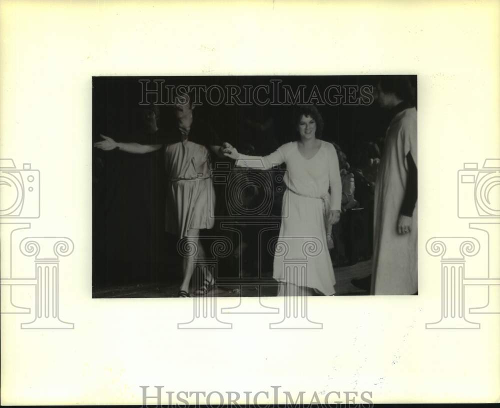 1979 Press Photo Bruce Fifer &amp; Ida Faiella perform &quot;Dido &amp; Aeneas&quot; in New York- Historic Images