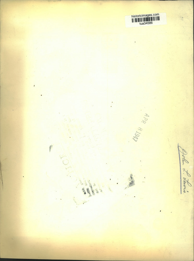 1947 Press Photo United Mine Workers union boss John Lewis, Washington, DC