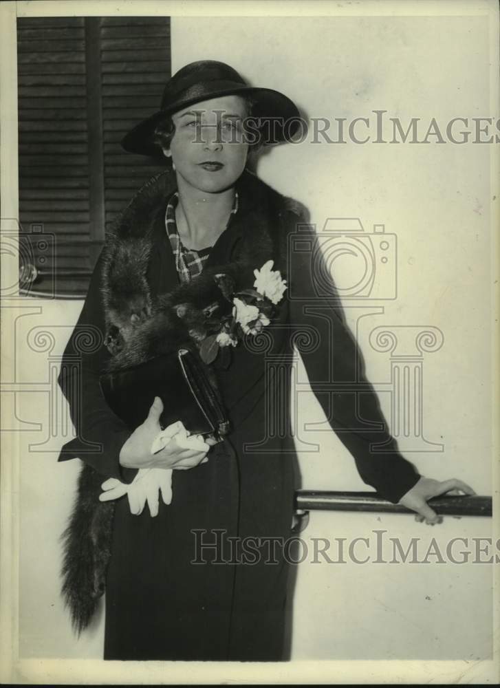 1934 Press Photo Helen Wills Moody, Tennis Player, New York - tua34638