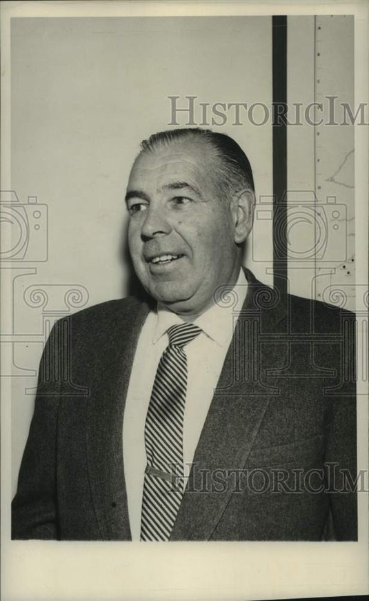 1958 Press Photo Paul McGinnis, New York State Commissioner of Correction