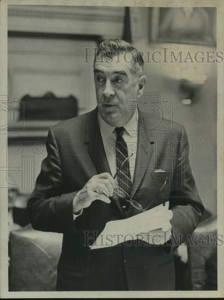 Load image into Gallery viewer, 1968 Press Photo Joseph McGovern, Chancellor of Regents, Albany, New York
