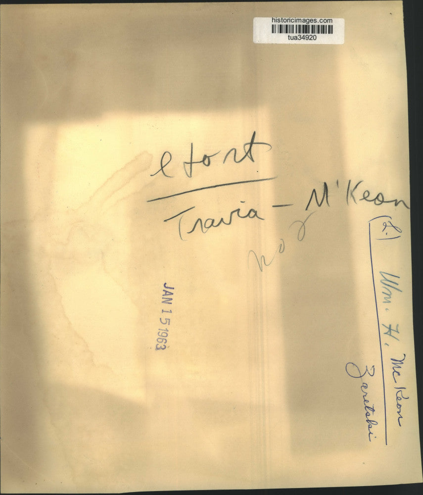 1963 Press Photo New York politicians William McKeon and Joseph Zaretski