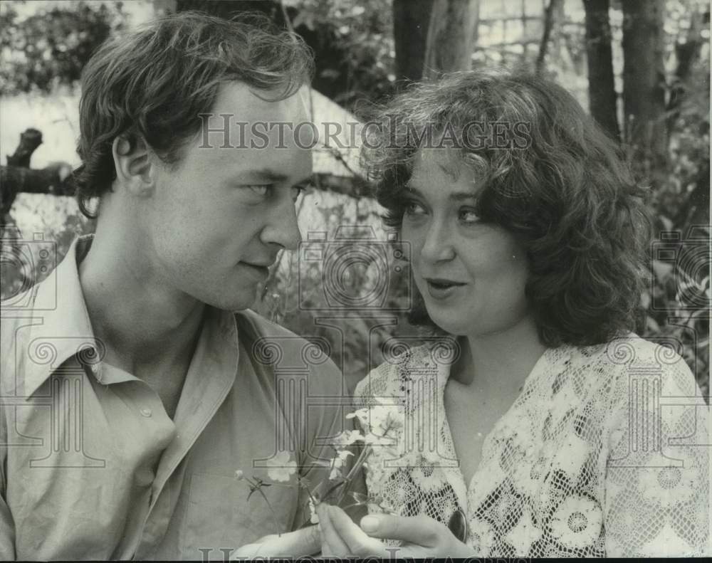 1978 Press Photo Court Miller &amp; Janni Brenn perform on stage in New York- Historic Images