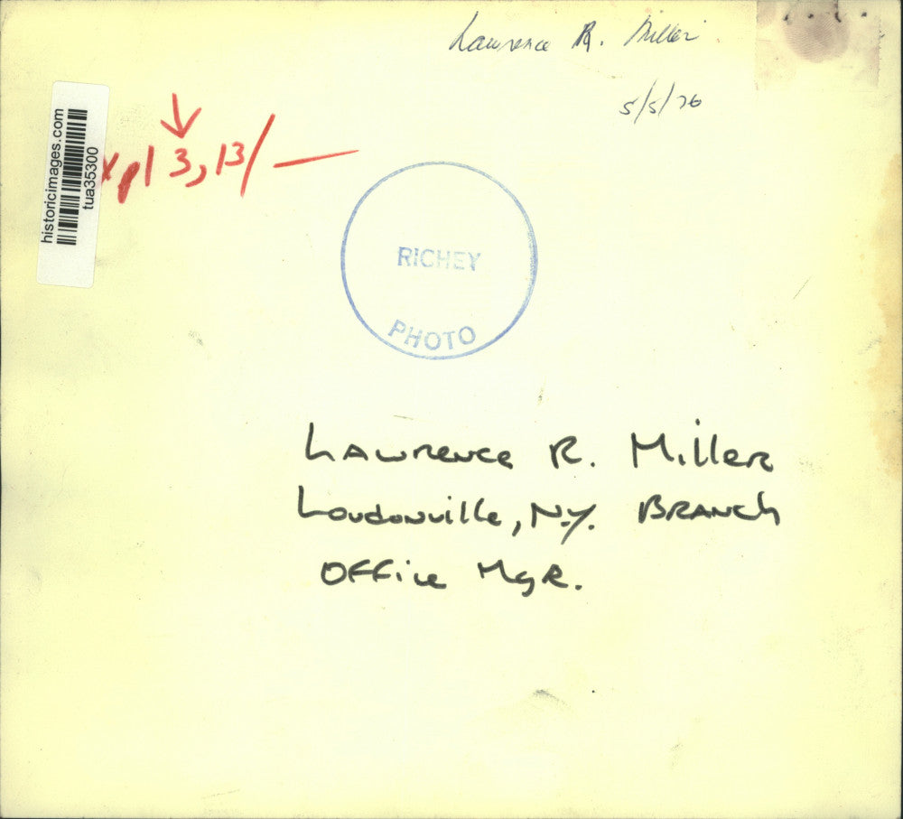 1978 Press Photo Lawrence Miller, Office Manager, Cargill, Loudonville, New York