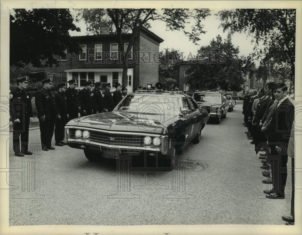 1969 Press Photo Funeral for former Cohoes, New York Mayor James E. McDonald- Historic Images