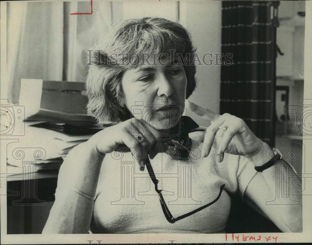 1974 Press Photo Sociologist Hedi McKinley in Albany, New York - tua35711