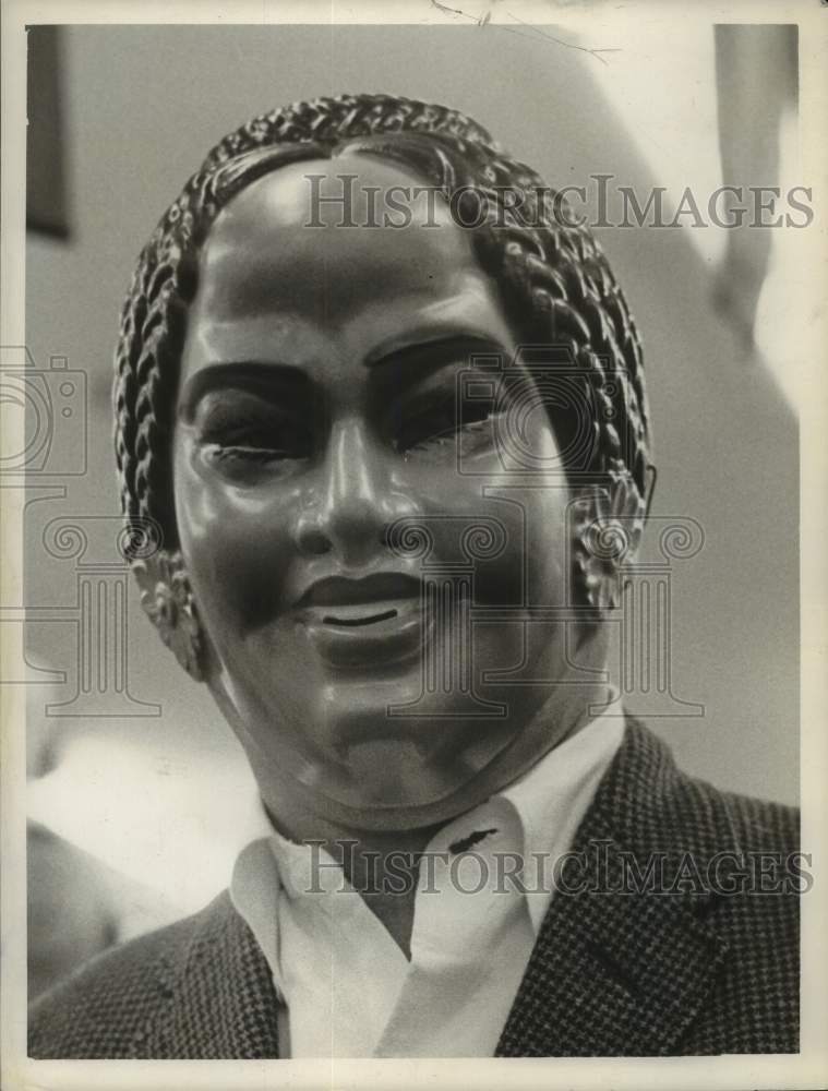 1961 Press Photo Halloween mask, New York - tua36088- Historic Images