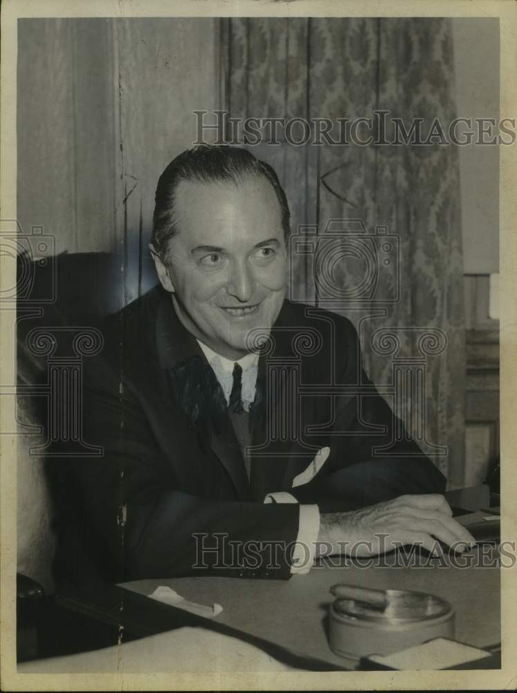 1968 Press Photo New York State Senator Walter J. Mahoney from Buffalo- Historic Images