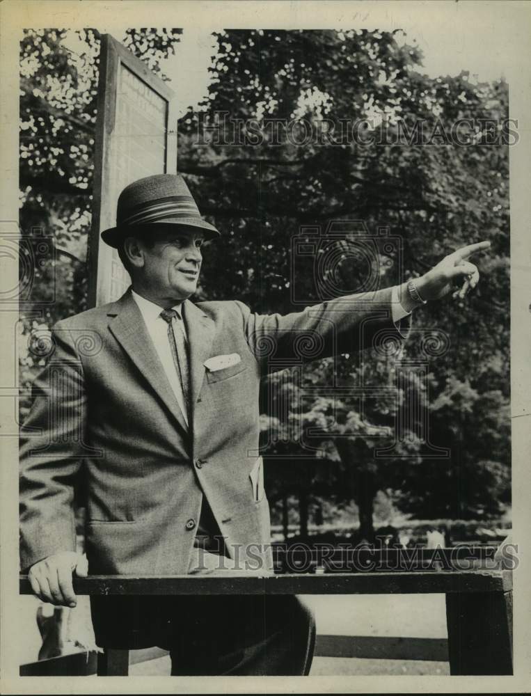 1963 Press Photo Triple Crown winning jockey Warren Mehrtens in New York- Historic Images