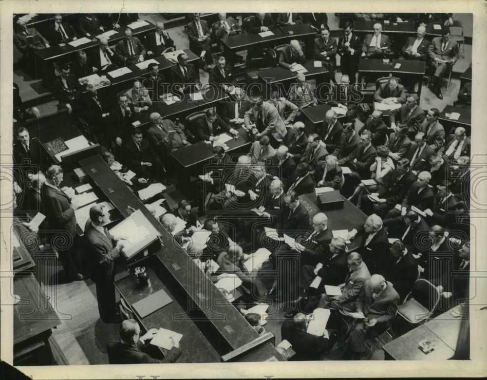 1962 Press Photo Opening ceremony for New York State Legislature in Albany- Historic Images