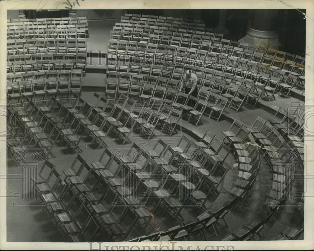 1962 Press Photo New York State Assembly Chamber, Capitol, Albany - tua40818- Historic Images