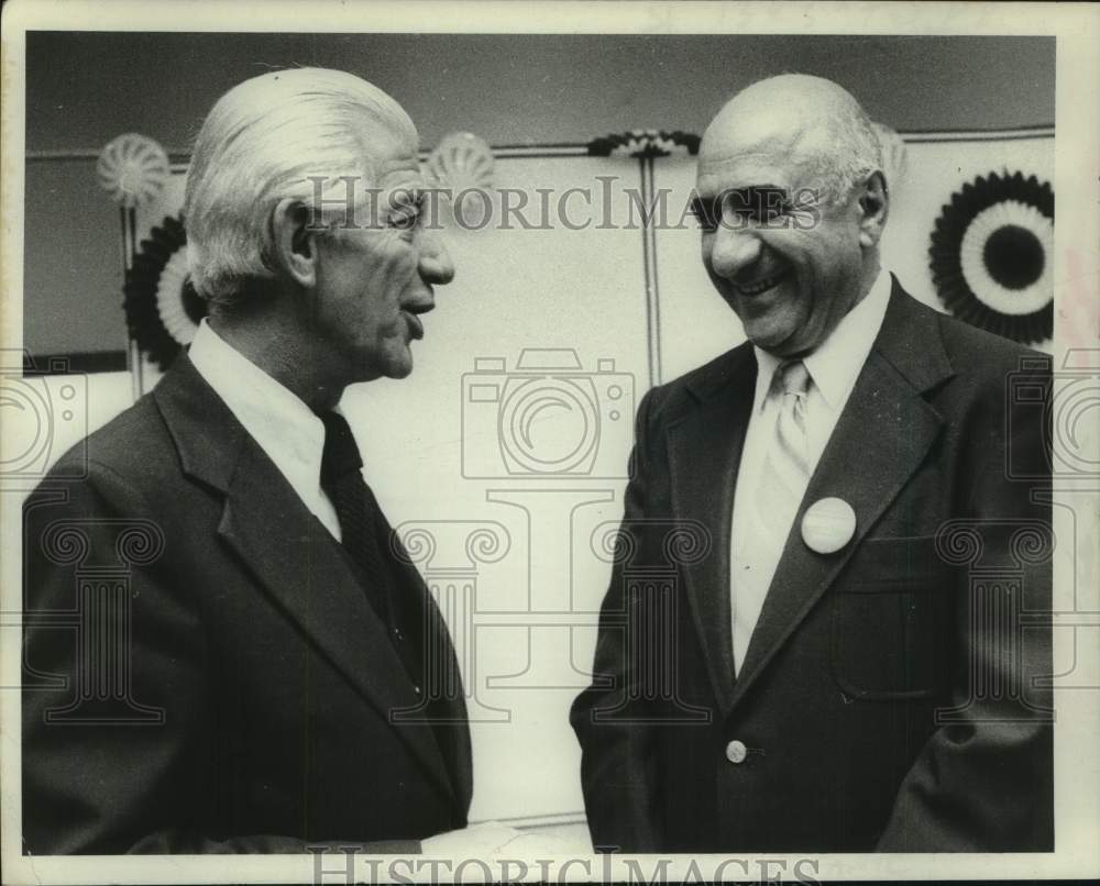 1979 Press Photo Judge Daniel Prio & Sheriff-elect George Infante in Albany, NY