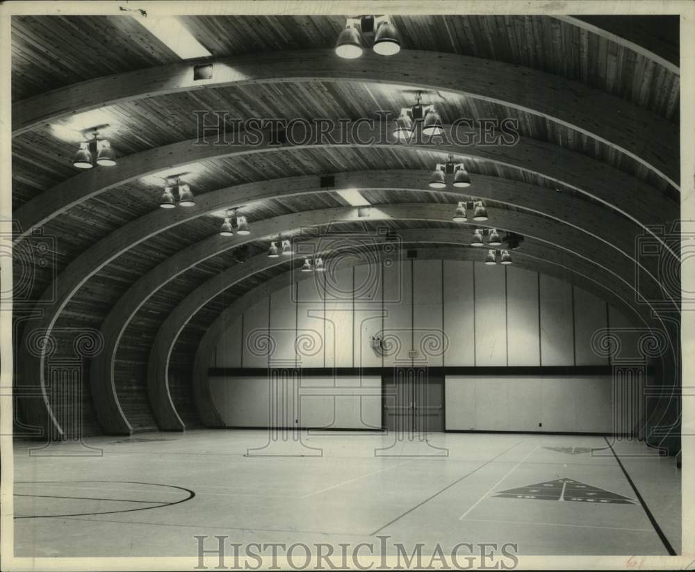 1967 Press Photo Employee recreation center, International Paper Co., New York- Historic Images