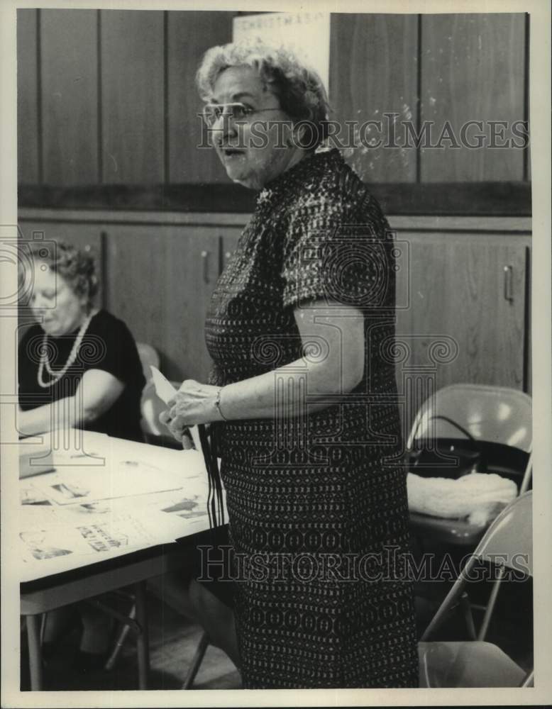 1973 Press Photo Katherine Leggett, Nassau, New York - tua41468