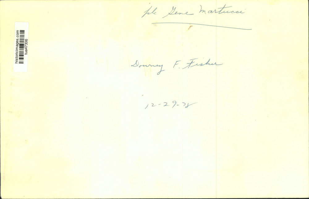 1978 Press Photo Gene Martucci & Danny F. Fisher with Christmas tree in New York