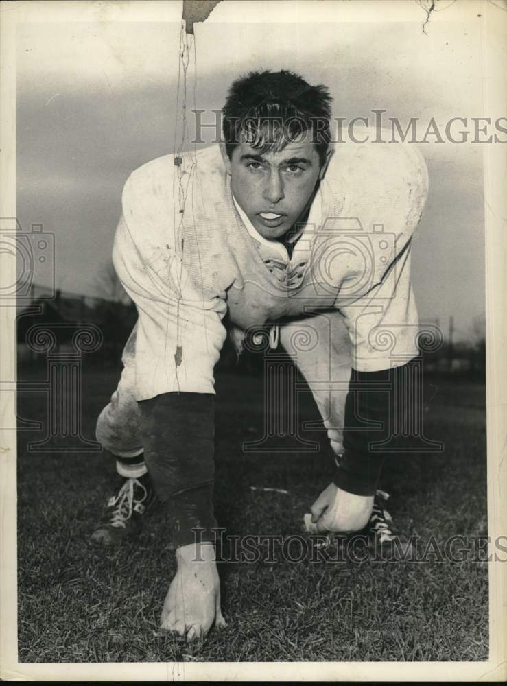 1962 Press Photo Albany High School football player Joseph Koreman, New York- Historic Images