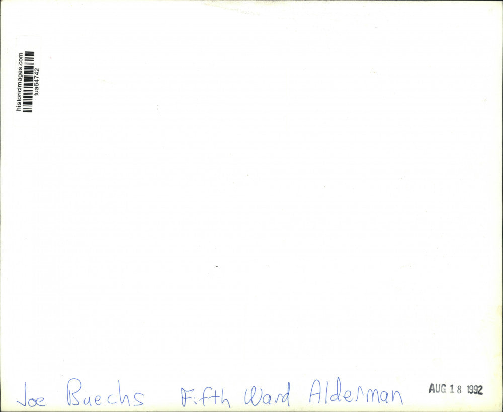 1992 Press Photo Joe Buechs, Fifth Ward Alderman, Albany, New York - tua64742