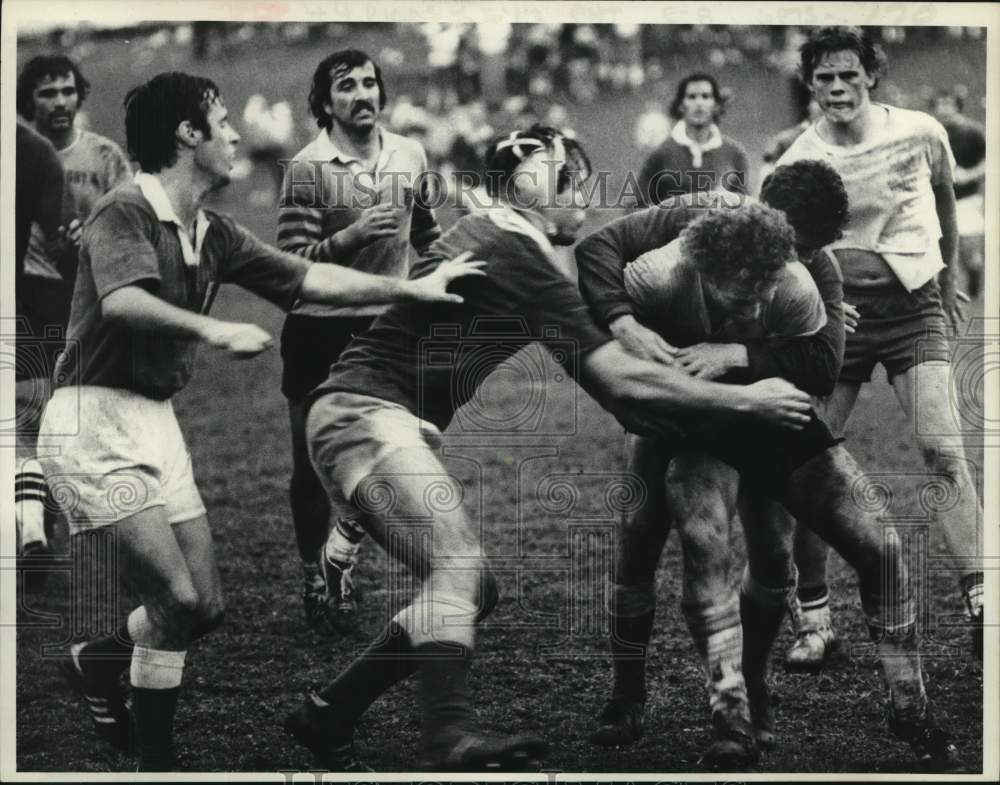 1979 Press Photo Rugby action on field in New York - tua68257- Historic Images