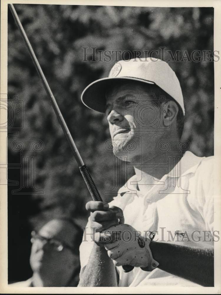 1968 Press Photo Gene Borek during round of golf in New York - tua68942- Historic Images