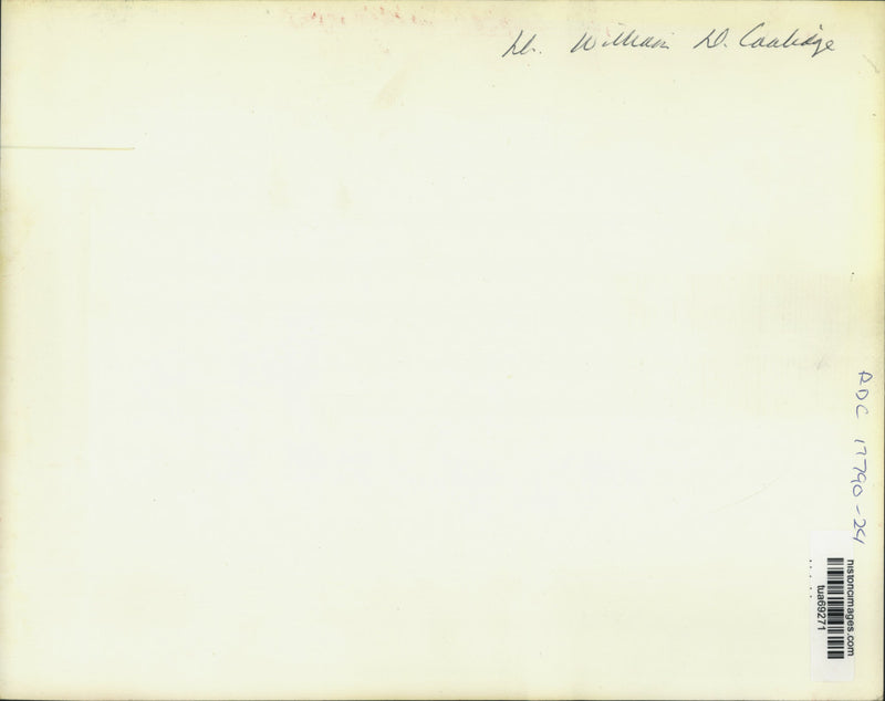 Load image into Gallery viewer, Press Photo Dr. William D. Coolidge sitting outside his New York home
