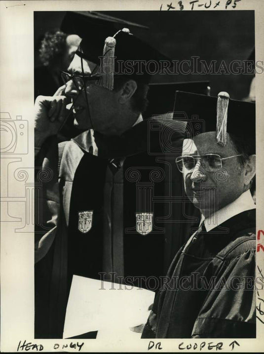 1976 Press Photo Stuart Bondurant, MD, & Theodore Cooper, MD, Albany, New York