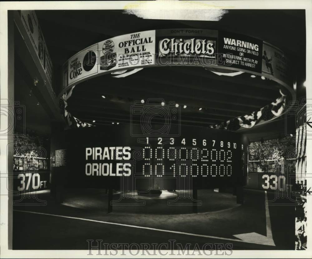1984 Press Photo World Series Room, Baseball Hall of Fame, Cooperstown, New York- Historic Images