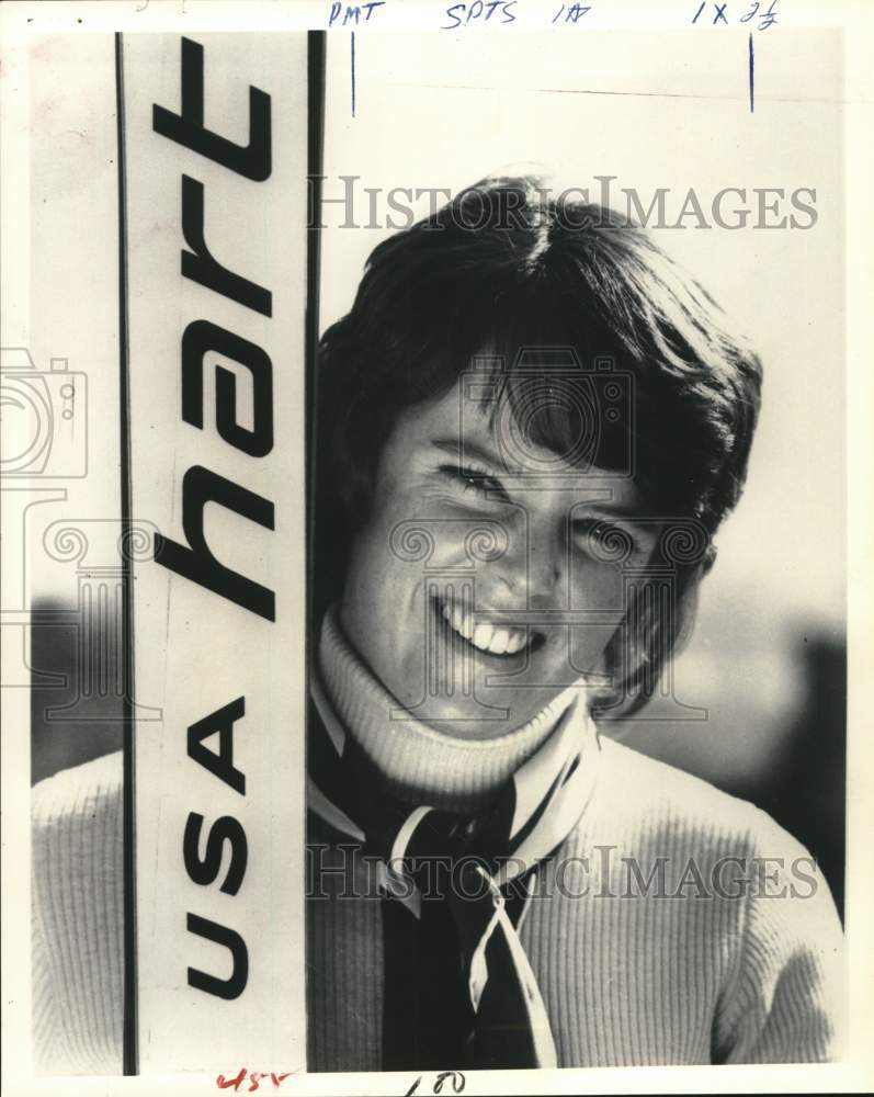 1975 Press Photo Alpine ski racer Kiki Cutter - tua72200- Historic Images