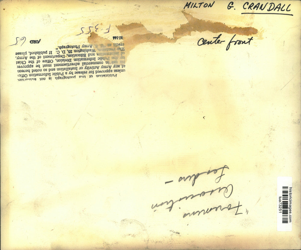 Press Photo Milton G. Crandall poses with colleagues in New York - tua73251