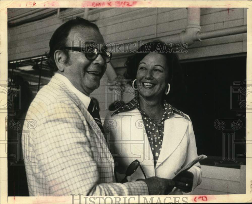 1975 Press Photo Mr. & Mrs. John Cosa in Saratoga, New York - tua73799- Historic Images