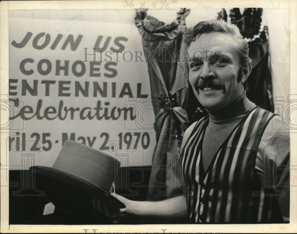 Press Photo Chris Goodyear, Director for Cohoes, New York Centennial celebration- Historic Images