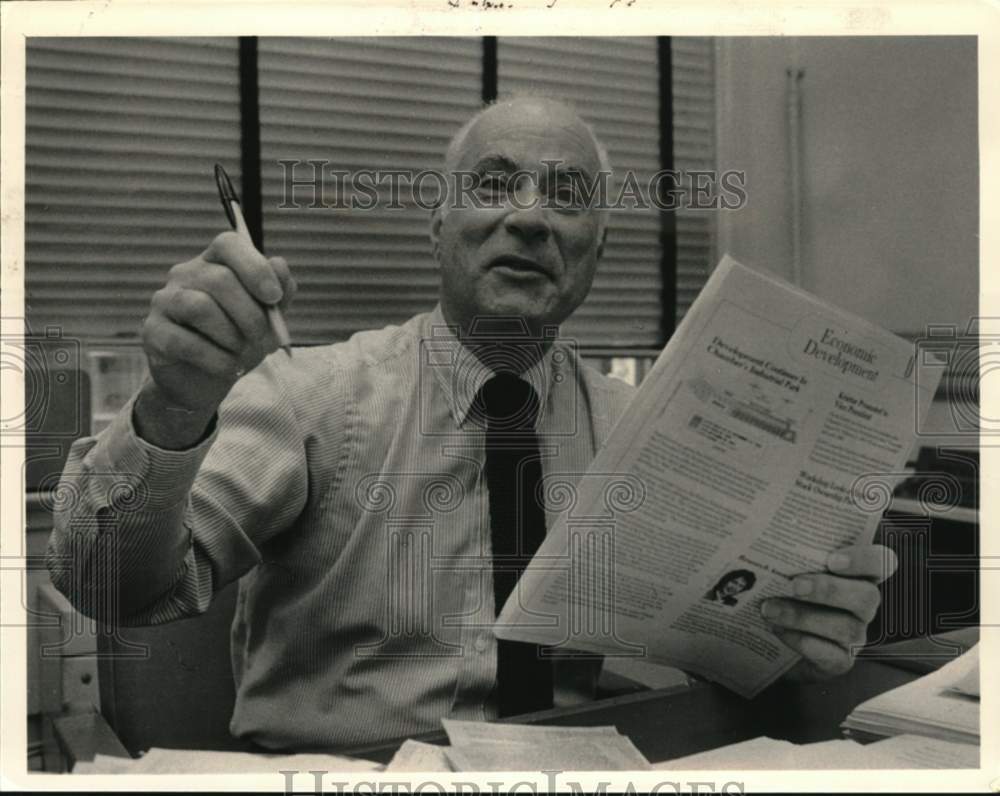 1984 Press Photo Arnold Bloom, New York State Department of Education, Albany- Historic Images