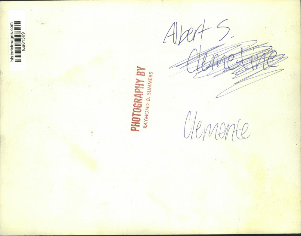 Press Photo Albert S. Clemente with colleagues at New York office - tua81369