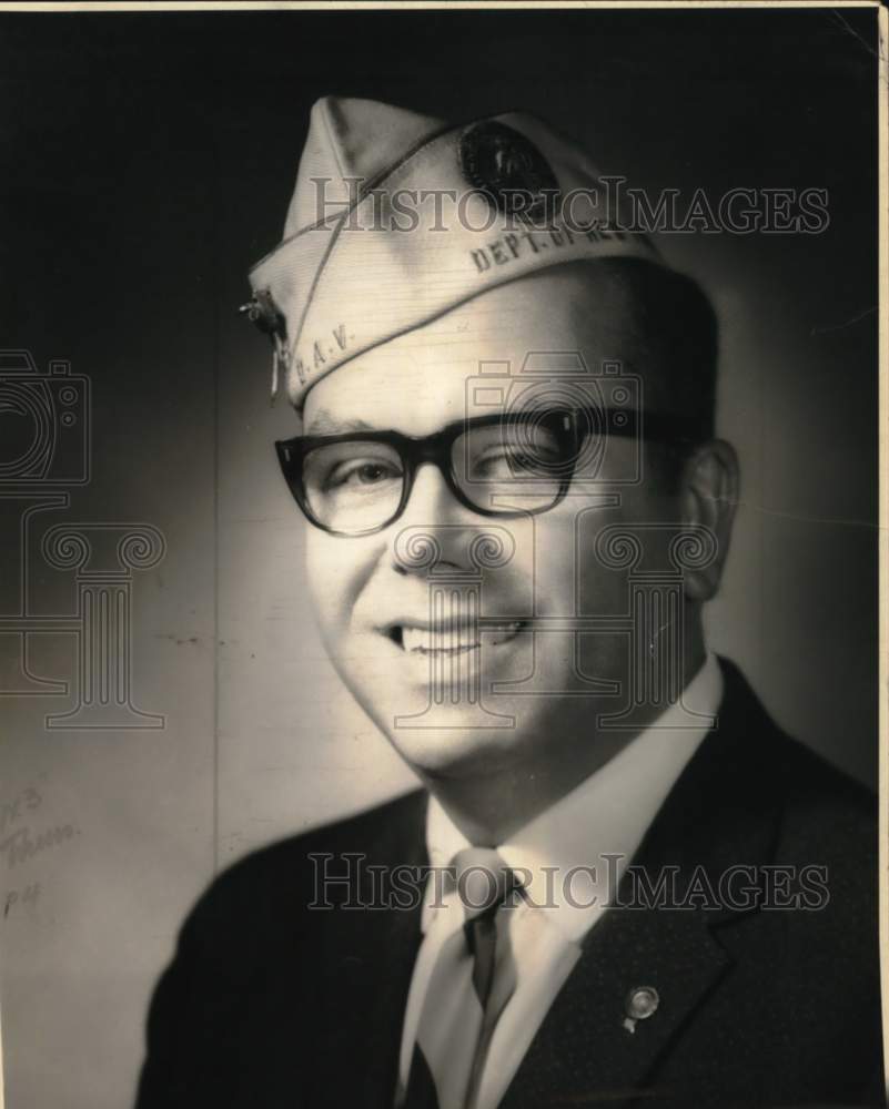 1967 Press Photo James W. Cain, Disabled American Veterans, New York - tua83526