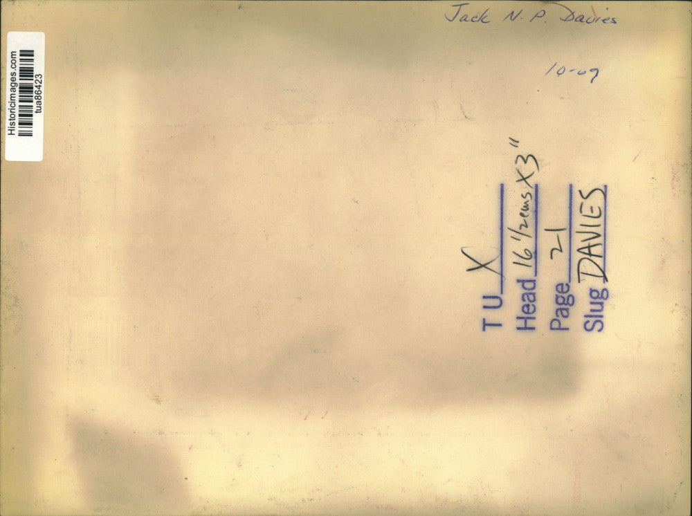 1969 Press Photo Dr. Jack N.P. Davies, Albany, New York - tua86423