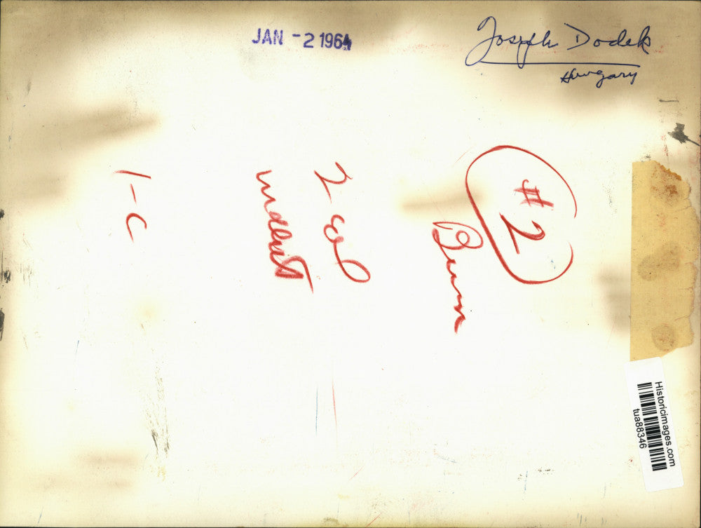 1964 Press Photo Joseph Dodek of Hungary - tua88346