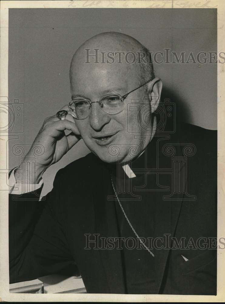 1967 Press Photo Bishop Raymond J. Gallagher, Albany, New York - tua99252- Historic Images