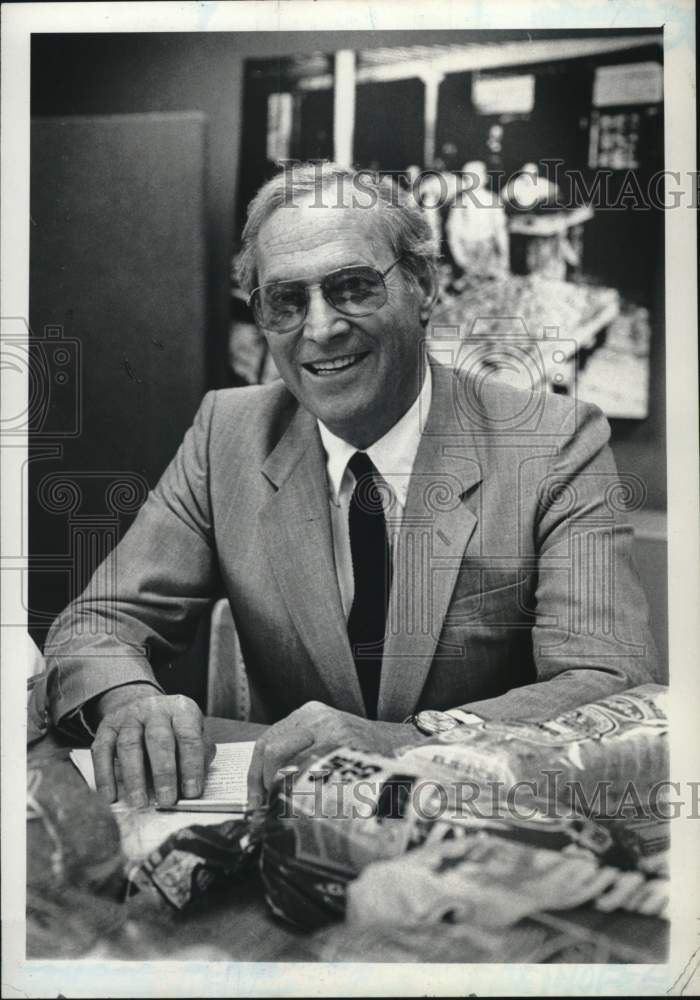 1981 Press Photo Robert Freihofer, Charles Freihofer Baking Co, Albany, New York- Historic Images