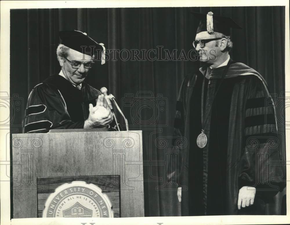 1978 Press Photo Dr. Emett Fields, State University of New York, Albany- Historic Images