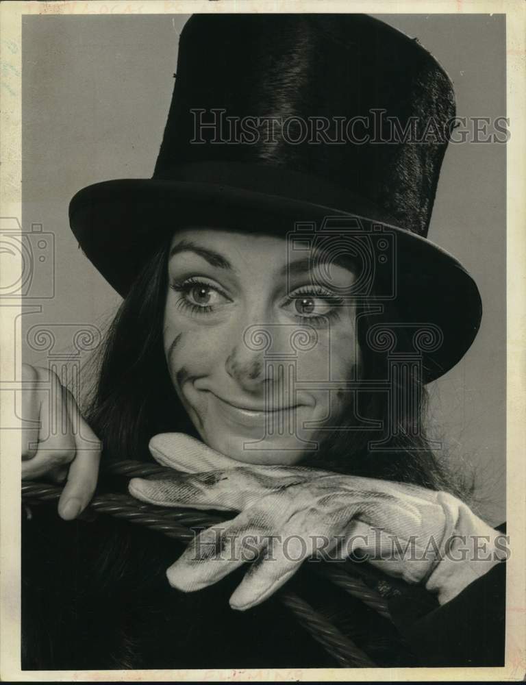 1972 Press Photo Figure skater Peggy Fleming in costume - tub02413- Historic Images