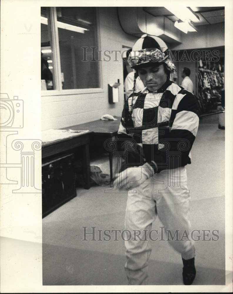 1979 Press Photo New York horse jockey Ruben Hernandez - tub03998- Historic Images