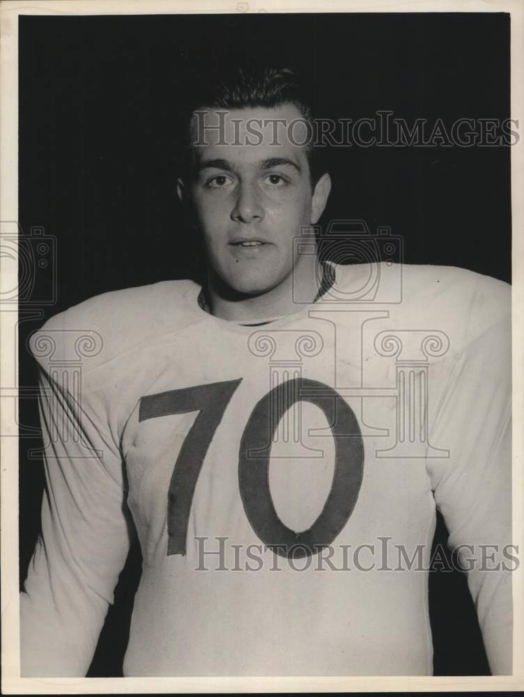 1960 Press Photo Dick Hirsch, New York football player - tub04336- Historic Images
