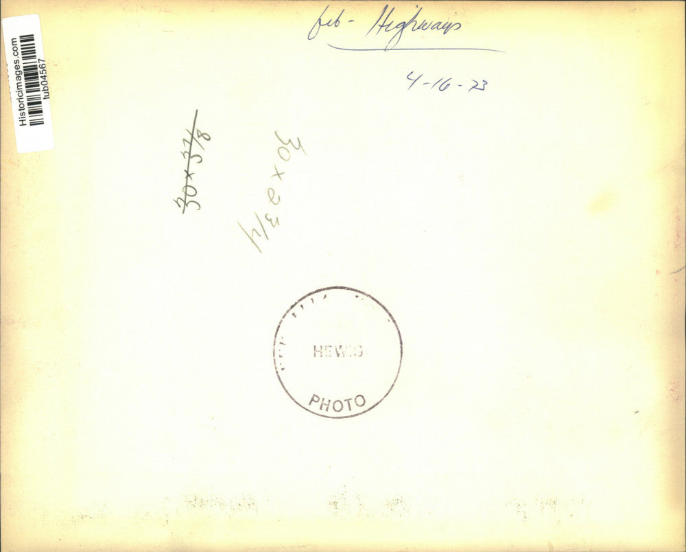 1973 Press Photo Traffic signs along highway near Albany, New York - tub04567