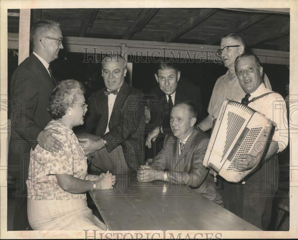 1965 Press Photo Peter Emma and Candidates for Office in Guilderland, New York- Historic Images