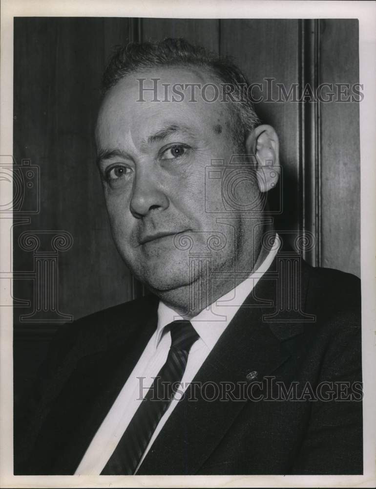 1964 Press Photo Leo L. Sorel, Albany County Coroner - tub18466
