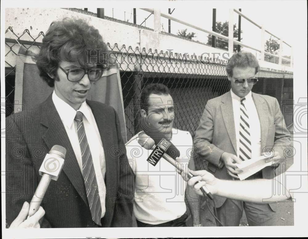 1984 Press Photo Gary Greenberg, Frank Famiano, Tim Buff, New York - tub18842- Historic Images