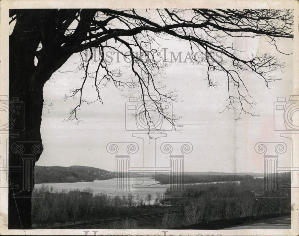 1966 Press Photo View of Forest Around the Hudson River, New York State- Historic Images