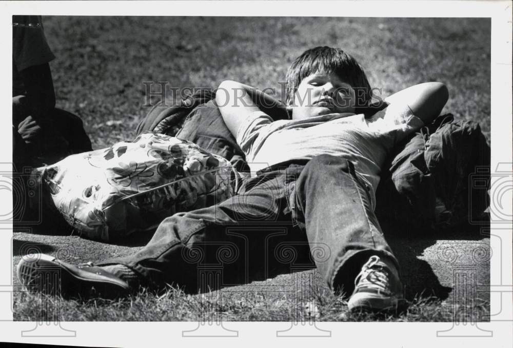 1974 Press Photo Curtis Hayner at South End Day Camp in Troy, New York