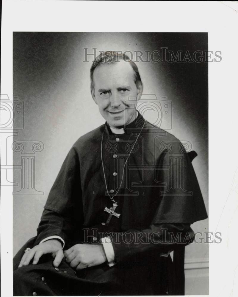 1963 Press Photo Reverend Ian W.A. Shevill, Anglican Bishop in Australia