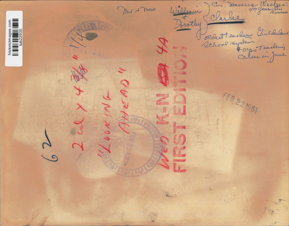 1961 Press Photo William and Dorothy Clarke of Guilderland, New York - tub22935