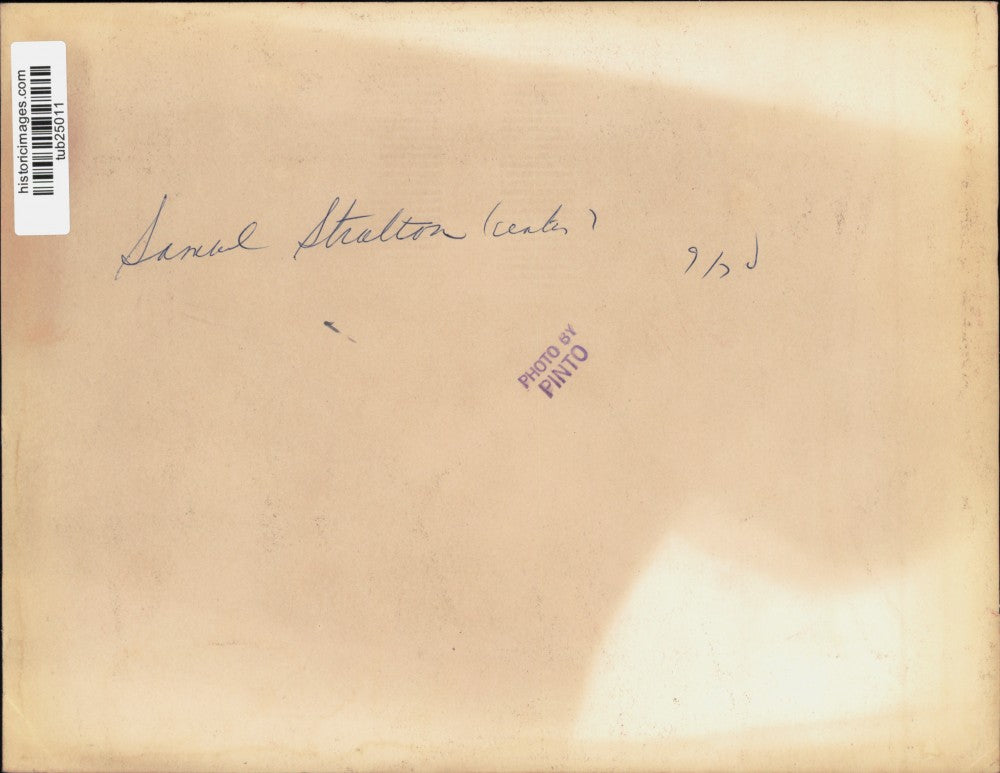 1970 Press Photo Representative Samuel Stratton and Other Gentlemen, New York